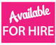 Hire us available